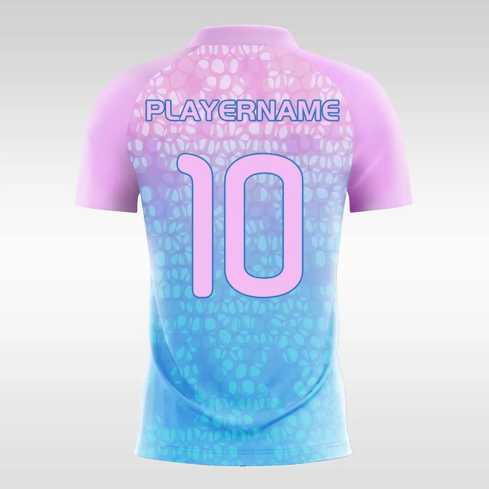 Cherry-Blossom-Customized Men's Sublimated Soccer Jersey