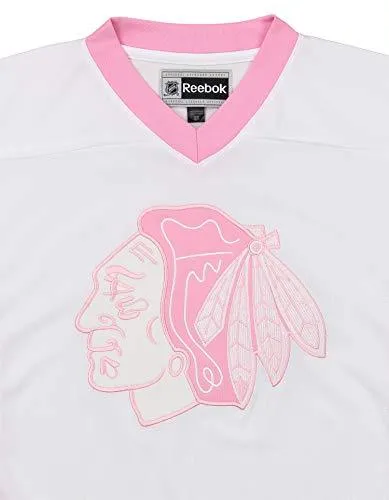 Chicago Blackhawks Pink/White Girls Infant Jersey (12-24 months)