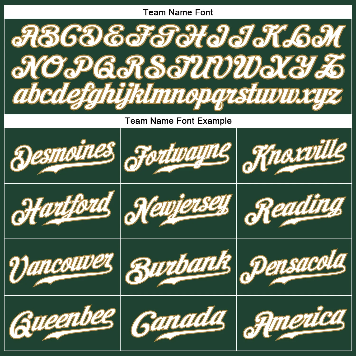 Custom Green White-Old Gold Authentic Baseball Jersey