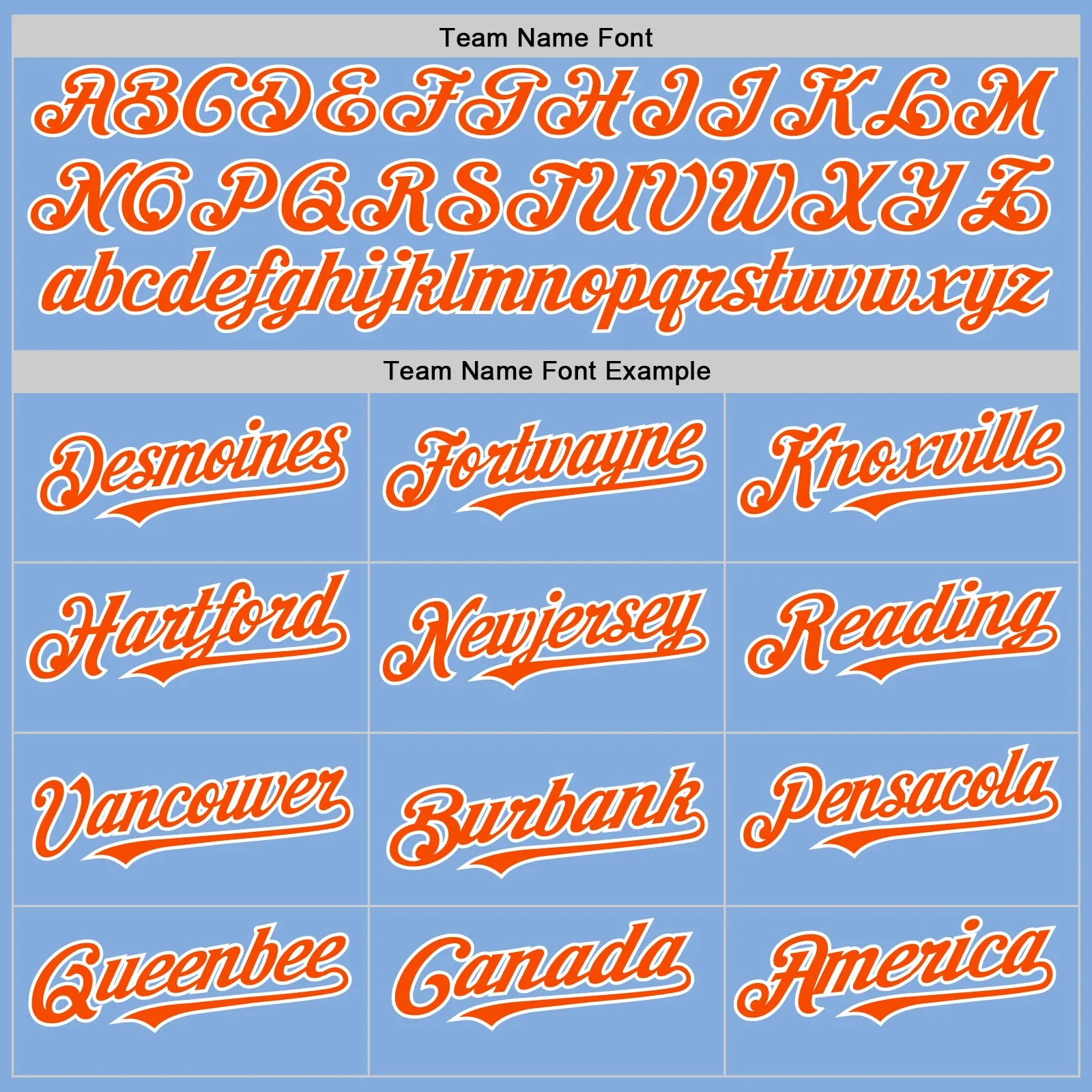 Custom Light Blue Orange-White Authentic Sleeveless Baseball Jersey