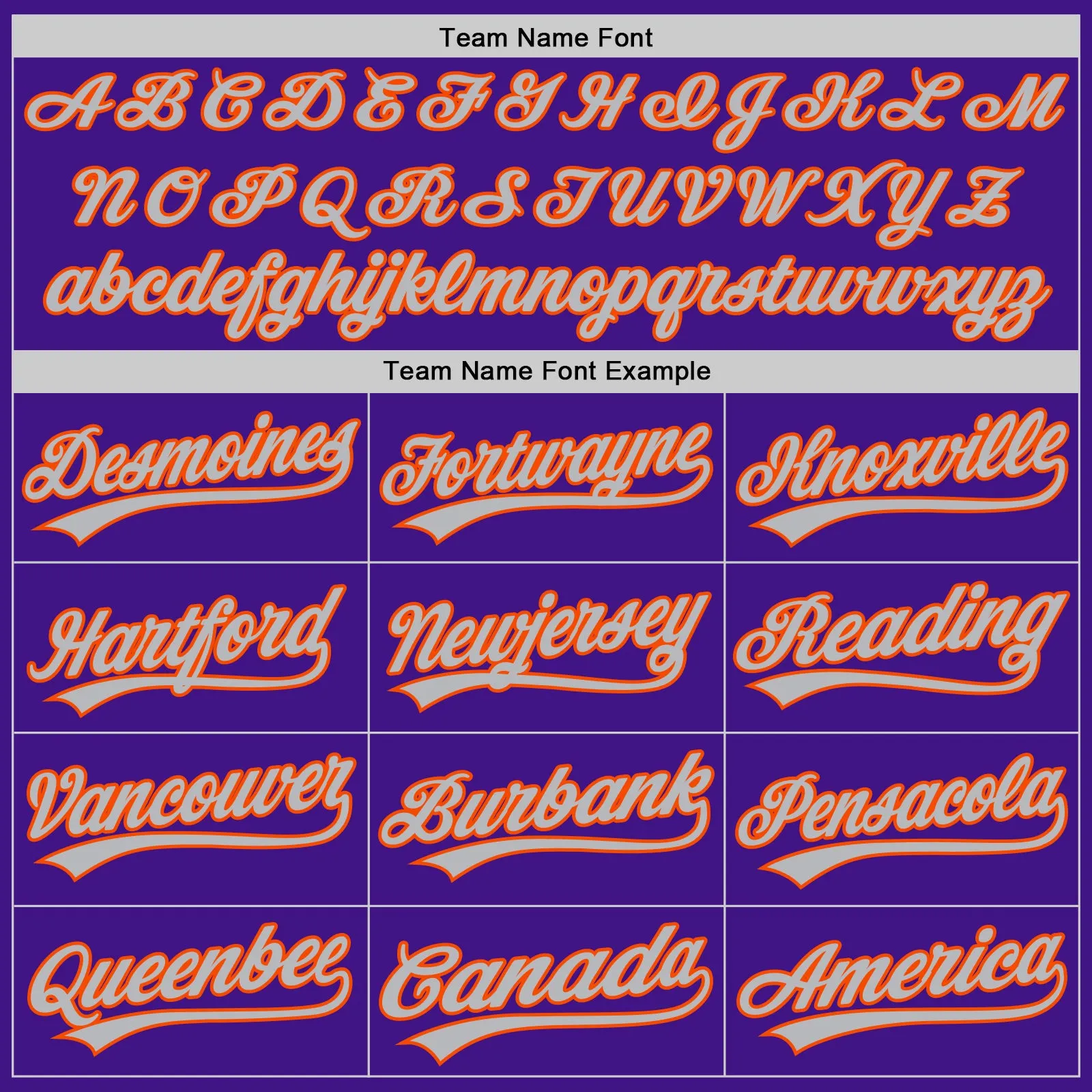 Custom Purple Orange-Gray Authentic Throwback Baseball Jersey