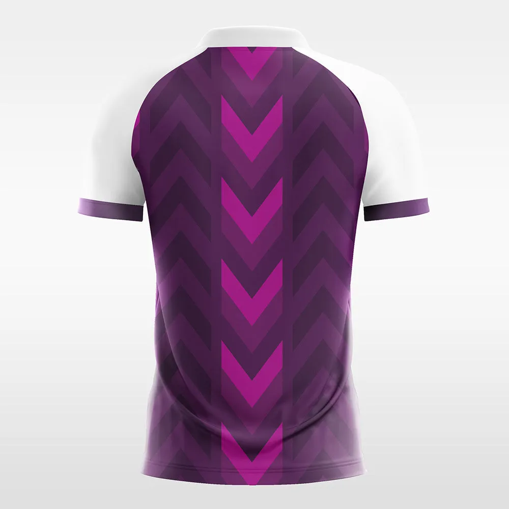 Purple-Forward-Customized Men's Sublimated Soccer Jersey