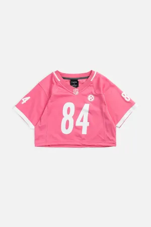 Rework Crop Pittsburgh Steelers NFL Jersey - XS