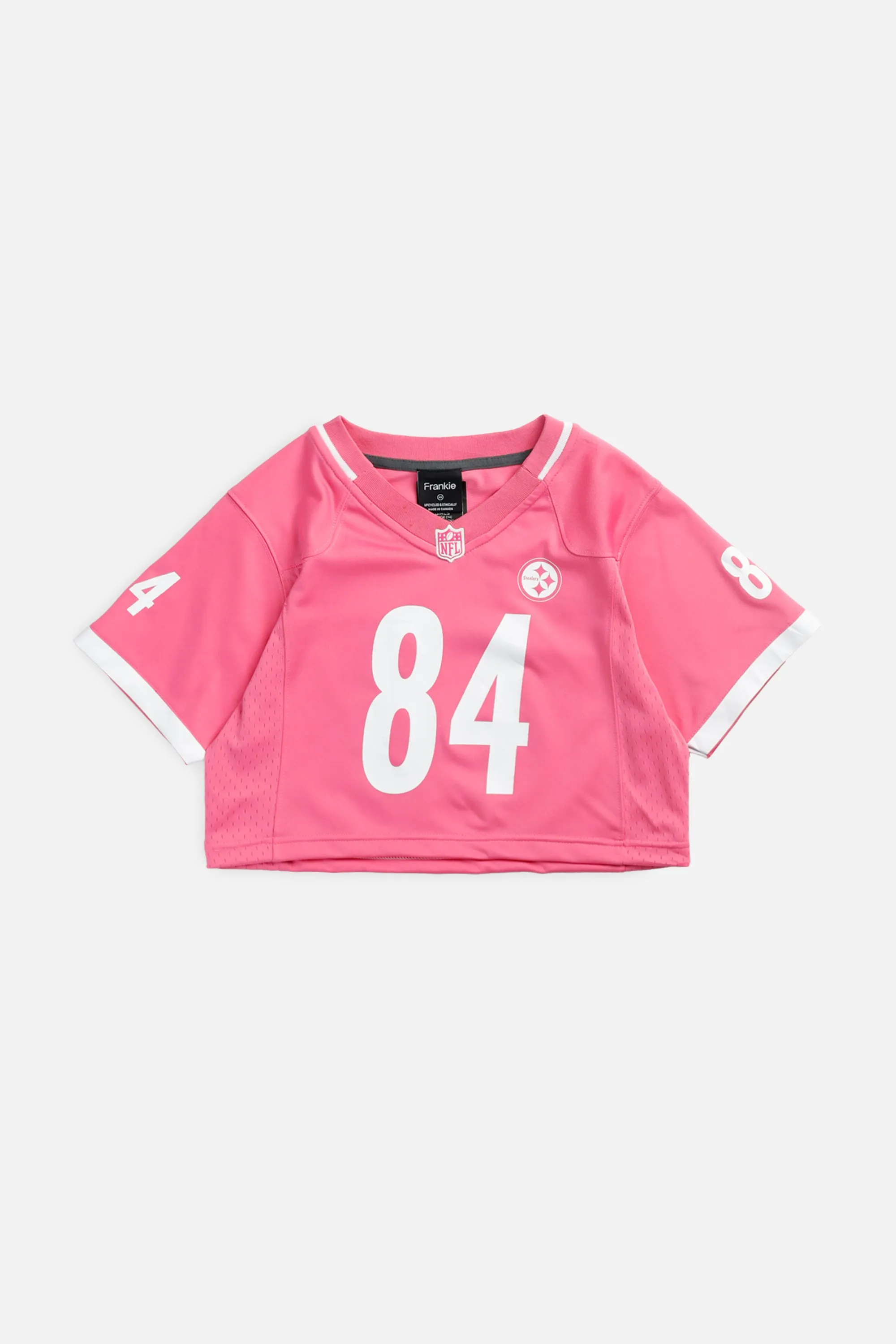 Rework Crop Pittsburgh Steelers NFL Jersey - XS