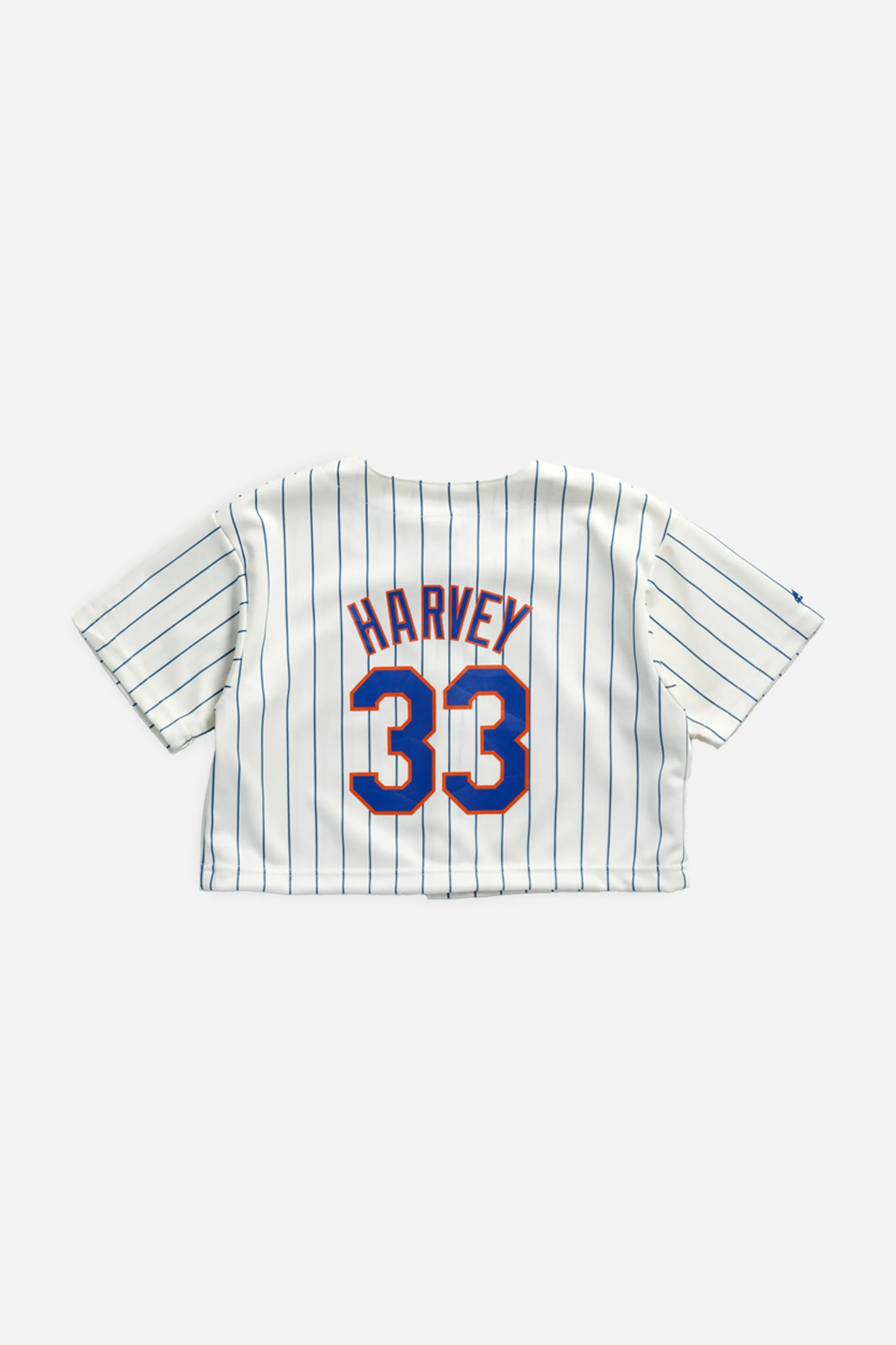 Rework New York Mets MLB Crop Jersey - S