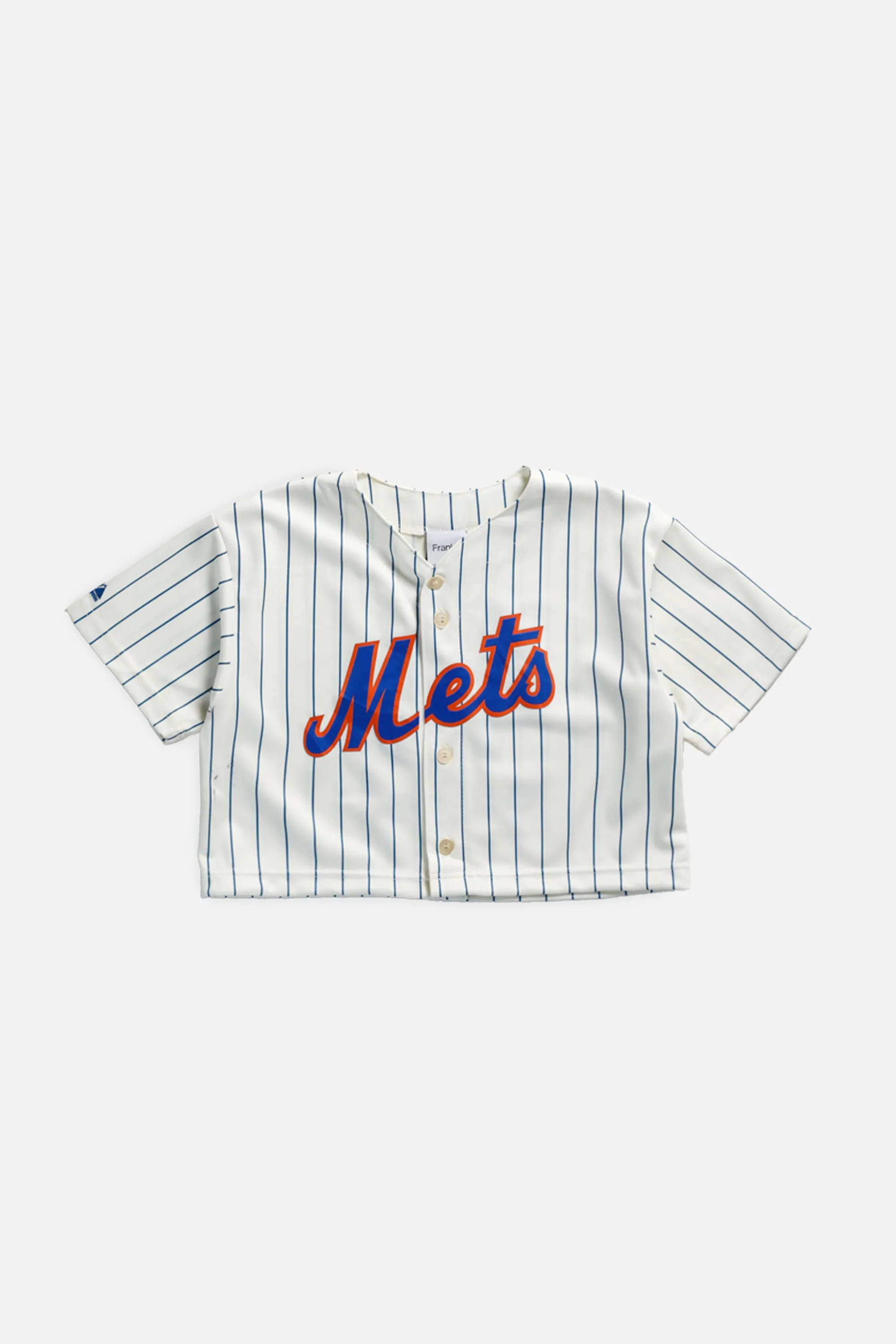 Rework New York Mets MLB Crop Jersey - S