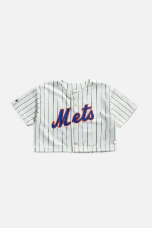 Rework New York Mets MLB Crop Jersey - S