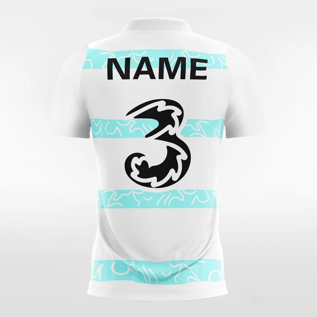 Sea Wave - Customized Men's Sublimated Soccer Jersey