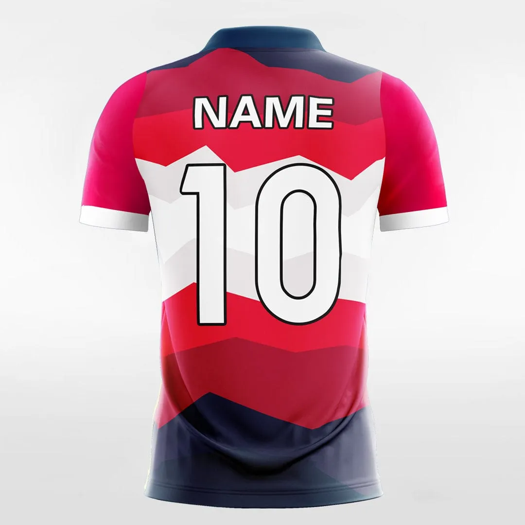 Submarine Volcano - Customized Men's Sublimated Soccer Jersey