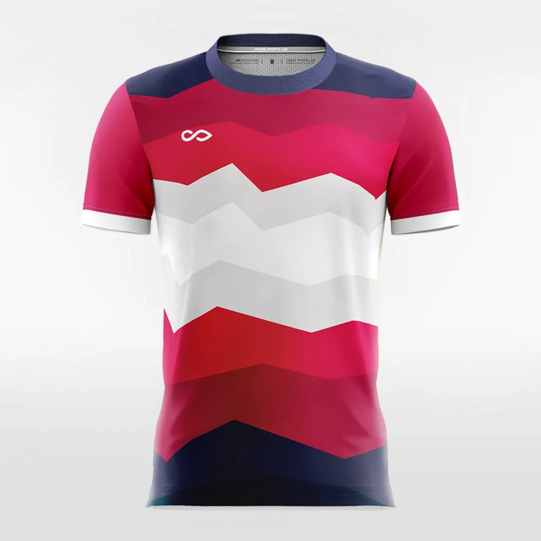 Submarine Volcano - Customized Men's Sublimated Soccer Jersey